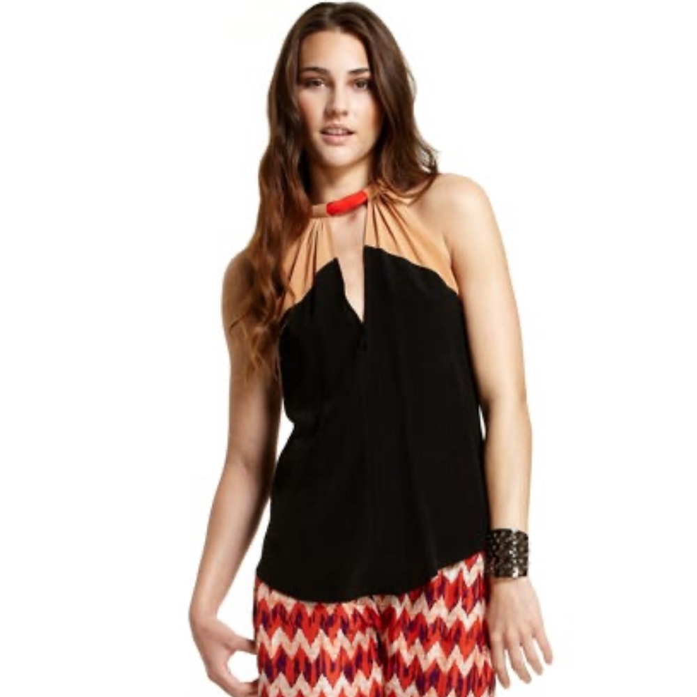 Limited vintage Black Halter Neck Womens by Top sz S will fit a M